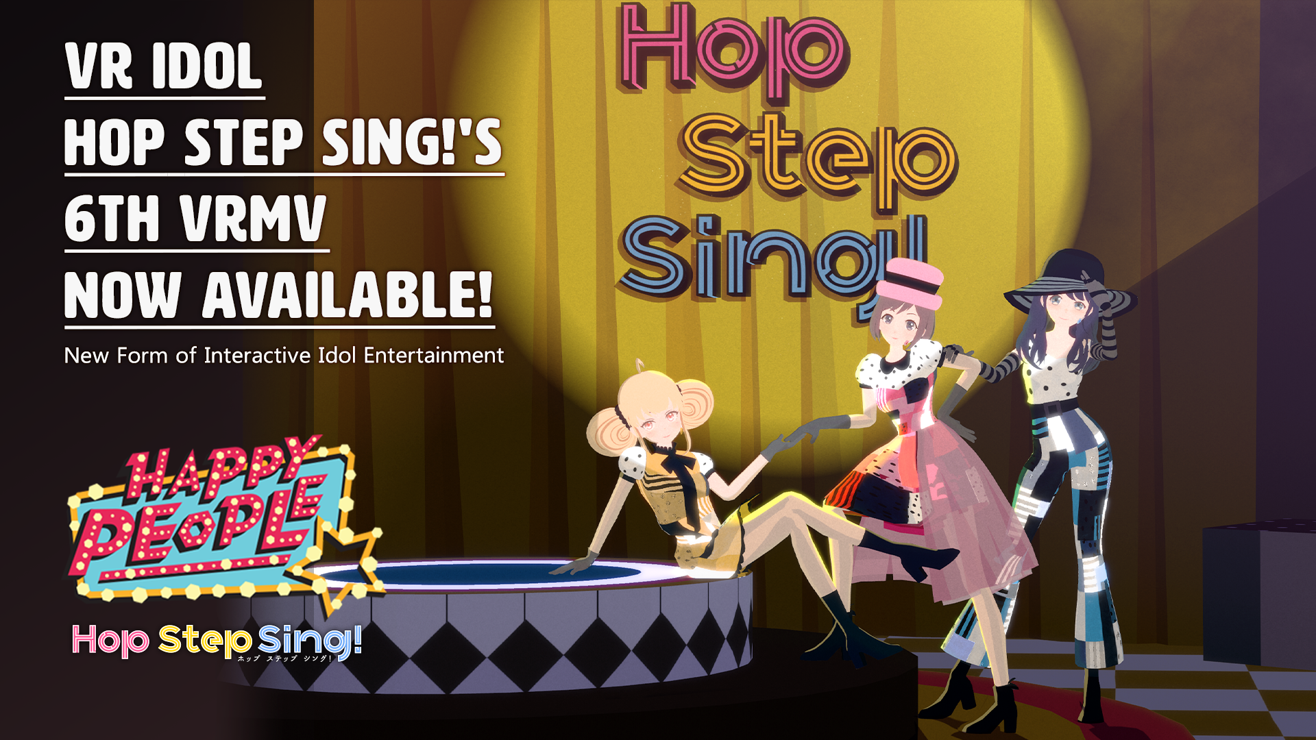 Hop Step Sing!'s 6th Interactive VR Music Video 《Happy People》